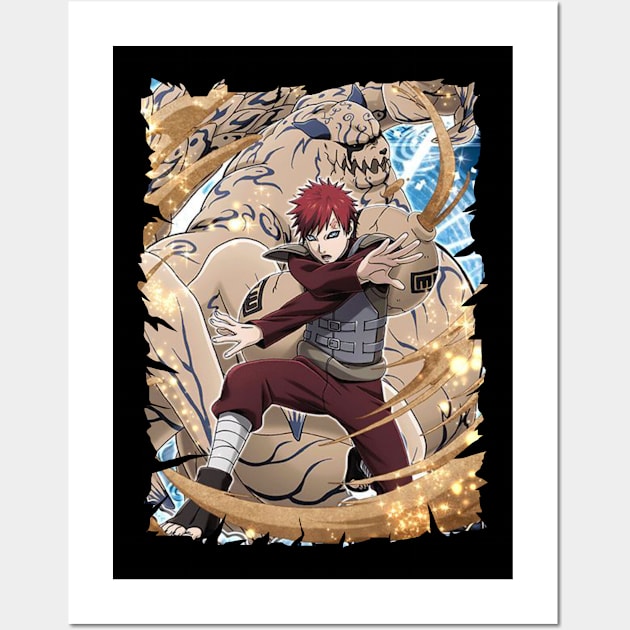 GAARA MERCH VTG Wall Art by funnymushroomz